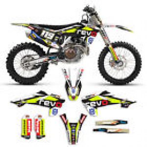 HUSQVARNA  2016-2017 125-450 FC/TC Team Revo  Kit Decals Motocross
