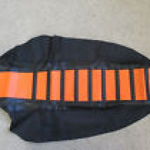 KTM XCW XCWF EXC EXCF 2012-2016 funda asiento negra acanalada y pinzada