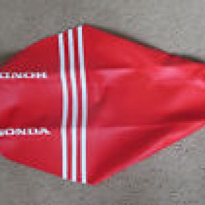 HONDA CR125R  CR250R CR250 CR 2000-2001 Funda Asiento Roja con ribetes blancos
