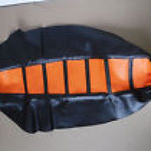 KTM SX SXF XC XCF 2011-2015 funda asiento negra acanalada y pinzada