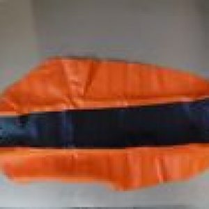 KTM 2007-10 SX SXF XC & 08-11 EXC XCW funda asiento negra/naranja pinzada