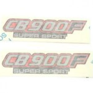 Honda CB900F Super Sport CB900 – 1982  Moto Negra  Decals para los paneles laterales