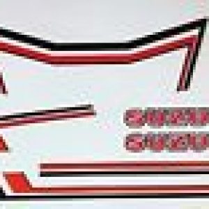 SUZUKI X7 250 GT250 GT250E MK2 Modelo blanco kit de Decals restauracion