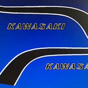 KAWASAKI F7 175 ENDURO kit de Decals