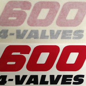 YAMAHA XT600 decals de los paneles laterales