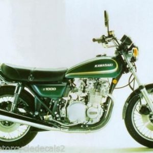 KAWASAKI Z1000A2 KZ1000A2  kit completp decals de restauracion