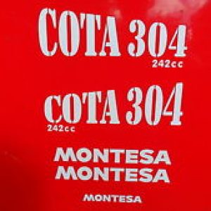 MONTESA COTA 304 Pegatinas para el Deposito