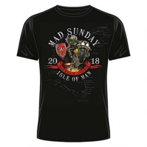 Camiseta tt color negro mad sunday. tallas: s,m,l,xl,xxl.