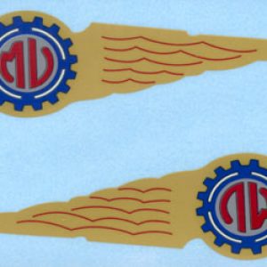 MV ALPHA 125 cc. anagrama para depósito gasolina