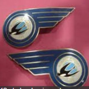 RONDINE SPORT pareja anagramas metálicos para depósito de combustible