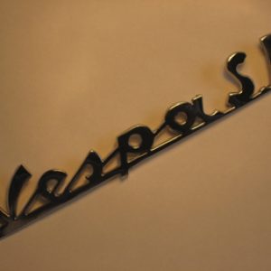 leyenda VESPA SL para lateral coraza delantera, cromado