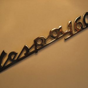 leyenda VESPA 160 para lateral coraza delantera, sin crom