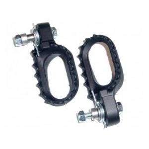 Estriberas aluminio (dural)  negra extra anchas