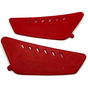 Placas laterales FANTIC 80  en fibra de vidrio sin pintar