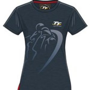 Camiseta azul con sombras