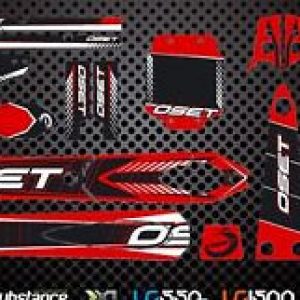 OSET 20 Kit pegatinas color rojo -nuevo diseño