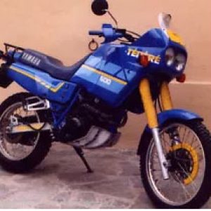 YAMAHA XT 600 z Tenere color azul 1988 decals