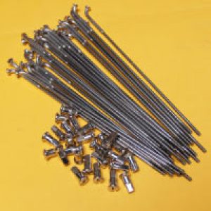 Bultaco Sherpa 250-350 cc Juego de radios traseros en acero inoxidable