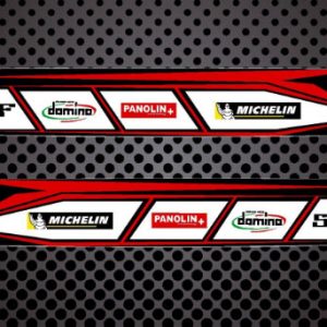 Beta EVO decals basculante Michelin rojas