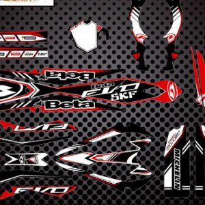 BETA EVO 12-15 Trial Kit decals negras