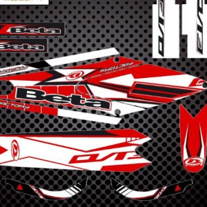 BETA EVO 80  Kit Decals Rojas