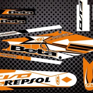 BETA EVO 80 REPSOL Kit Decals Naranja