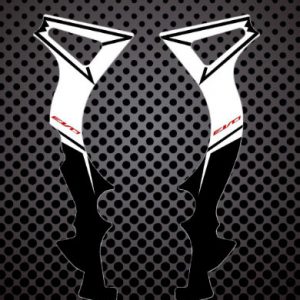 BETA EVO Decals negras guarda chasis