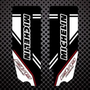 BETA EVO trial decals horquilla inferior Michelin negras