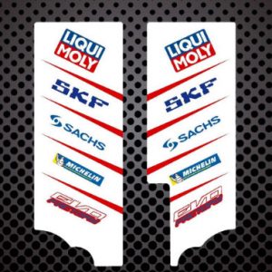 BETA EVO 16 trial decals horquilla inferior blancas Michelin Liqui Moly