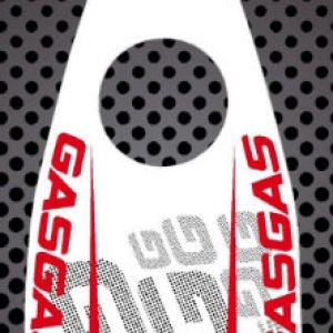 GAS GAS 14 trial Juego decals blanca para caja aire