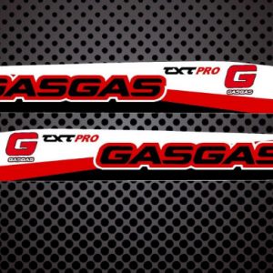 GAS GAS TXT Pro TRIAL Juego decal basculante rojas