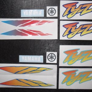 YAMAHA TYZ trial juego de decals