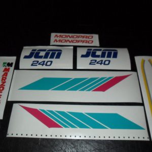JCM Aircooled mono Trials 240 or 325 Europa Trials decal kit