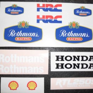 HONDA Trial Decals Rothmans