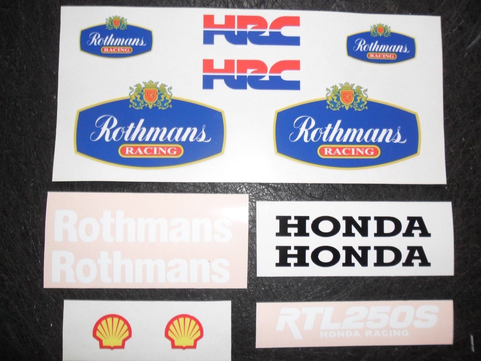 Pegatinas moto rothmans