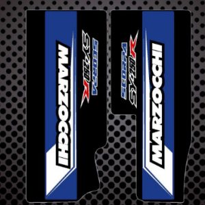 SCORPA SY250R Trial Juego decals horquilla inferior Marzocchi azul