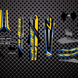 SHERCO  125 250 300 2016/2017 Juego Pegatinas azul/rojas