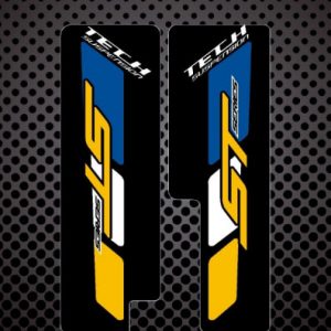 SHERCO ST 13-14 trial decal Teck amarilla horquilla inferior