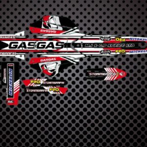 GasGas_2011-2015_Sprigg Kit Pegatnas rojas/blancas/negras