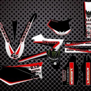 Gas Gas EC 07-11 Army Kit Pegatinas negras