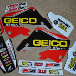 Honda Geico Fábrica Conexión Gráficos 98 99 CR125&97 1998 1999 CR250