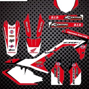 Honda CRF 250 450 14-15 MX Kit pegatinas rojas