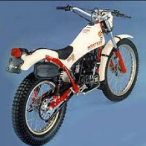 MONTESA COTA 123 («blanca») JUEGO Completo Pegatinas