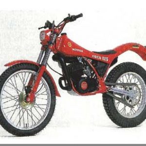 MONTESA COTA 125 (1986) Juego completo Pegatinas