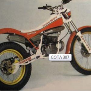 MONTESA COTA 307 Juego completo Pegatinas