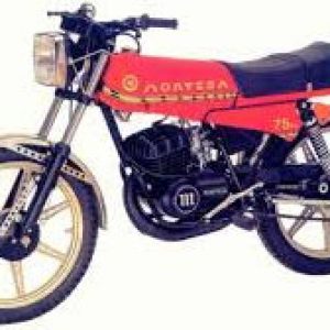 MONTESA CRONO 75/125 – 1ª serie (roja) Juego completo Pegatinas