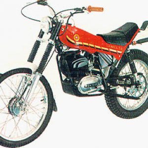 MONTESA COTA 123 Trail (1979) Juego completo de Pegatinas