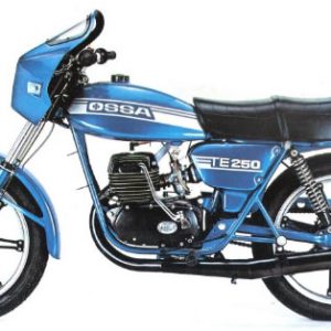 OSSA 250 TE azul  Juego completo pegatinas