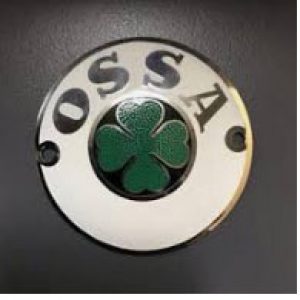 OSSA escudo metálico depósito modelos 125 cc - 3 velocidades)