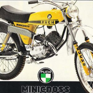 PUCH MINICROSS SUPER Juego de Pegatinas